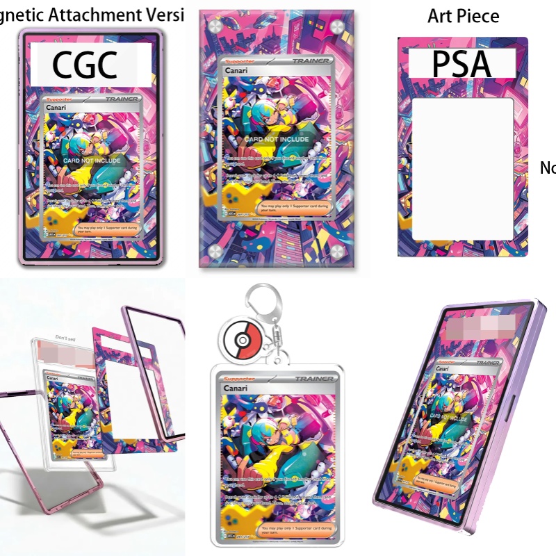Display Case Acrylic - Kunstdisplay voor Pokemon Scarlet Violet Canari