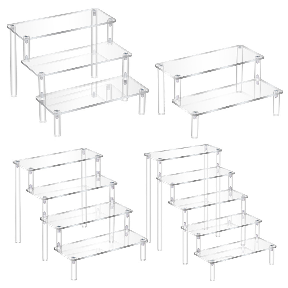 Pop Display Shelf - Acryl Riser, Clear Display Risers Stand
