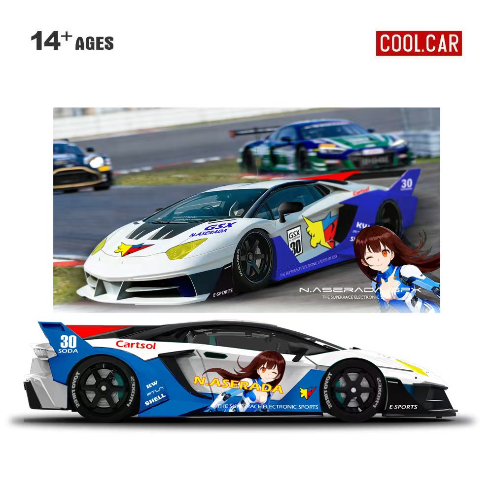 Die Cast Car 1 64 - Cool Car 1:64 GTEVO Superrace elektronische