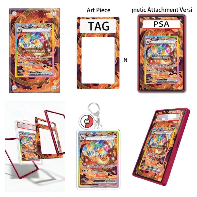 Display Case Acrylic - Kunstdisplay voor Pokemon Prismatic Evolutions Flareon