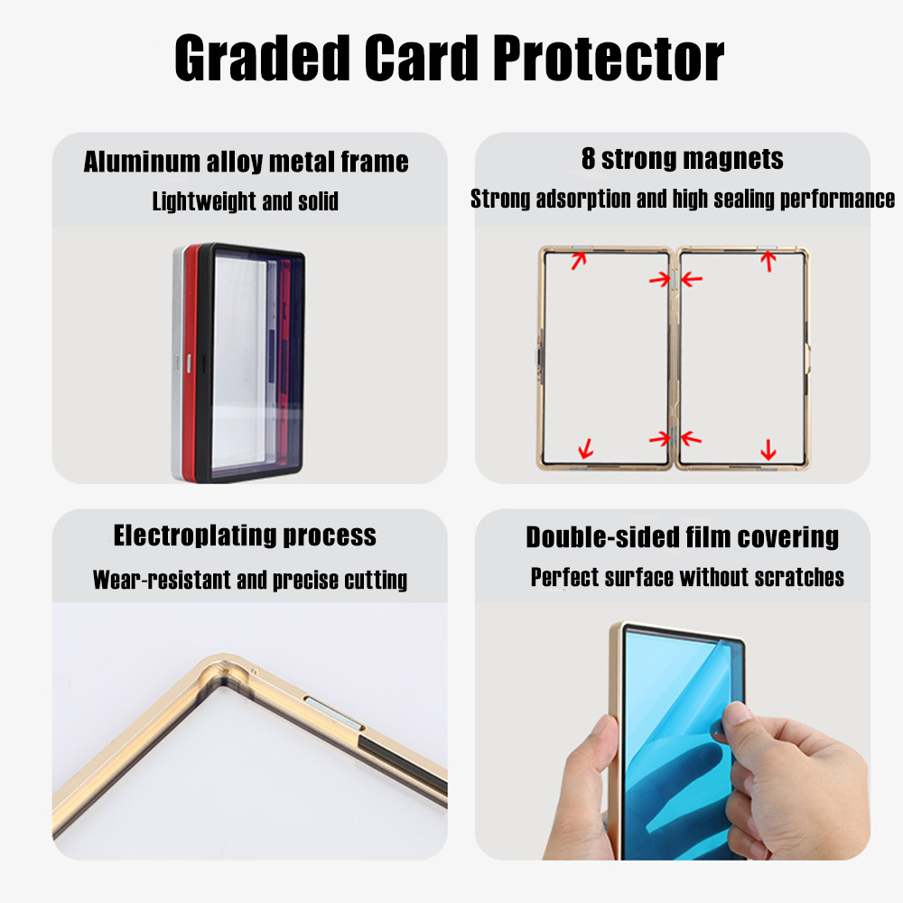 Veelkleurige aluminiumlegering - Graded Card Display recensie en prijs