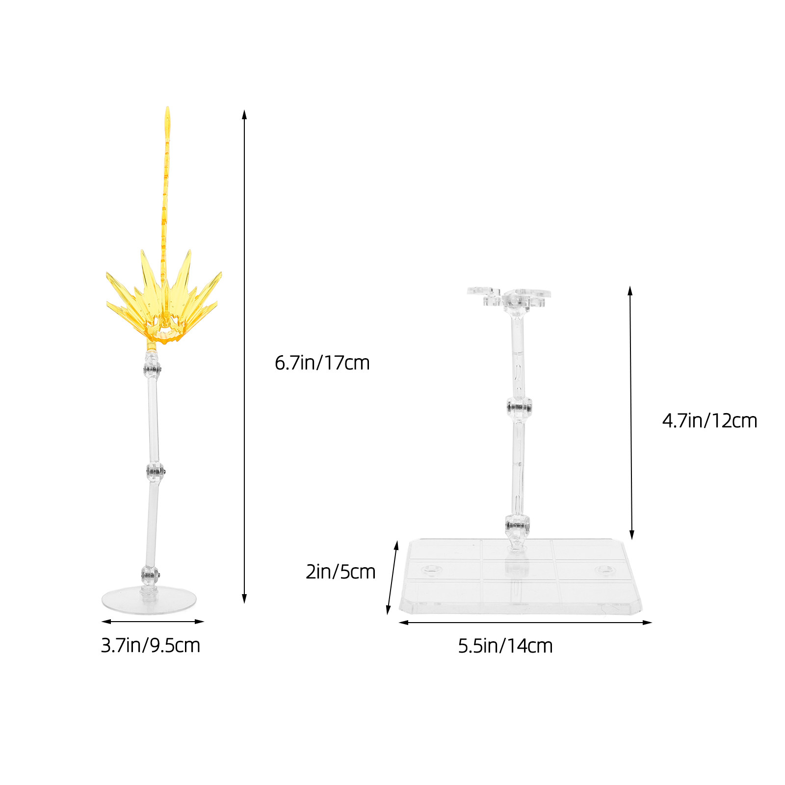2 stuks effecten-displaystanda - Action Figure Stand recensie en prijs