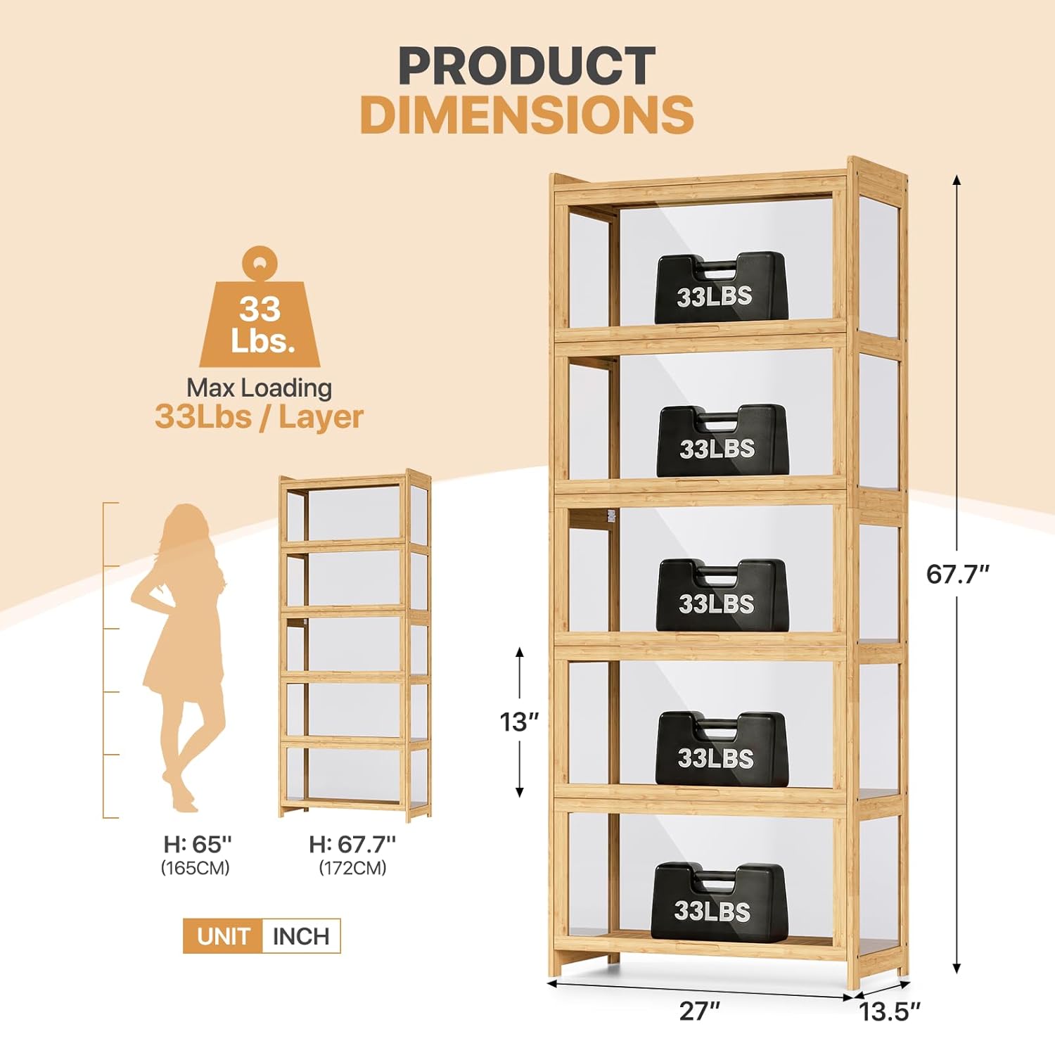 Vitrinekast met acryldeuren, 5 - Display Case Acrylic recensie en prijs