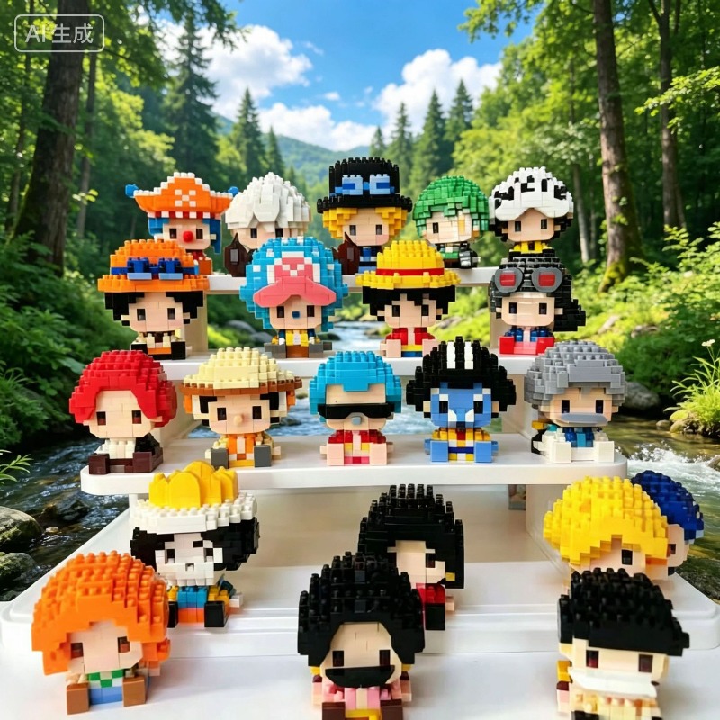 Nieuwe ONE PIECE Zonne God Nik - Building Block Mini recensie en prijs