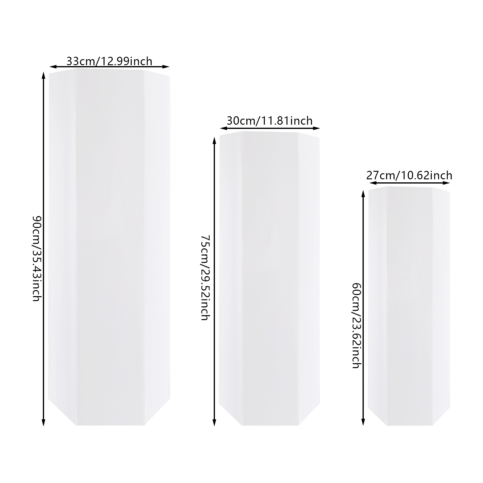 Witte acryl displayverhogers,  - Display Risers Set recensie en prijs