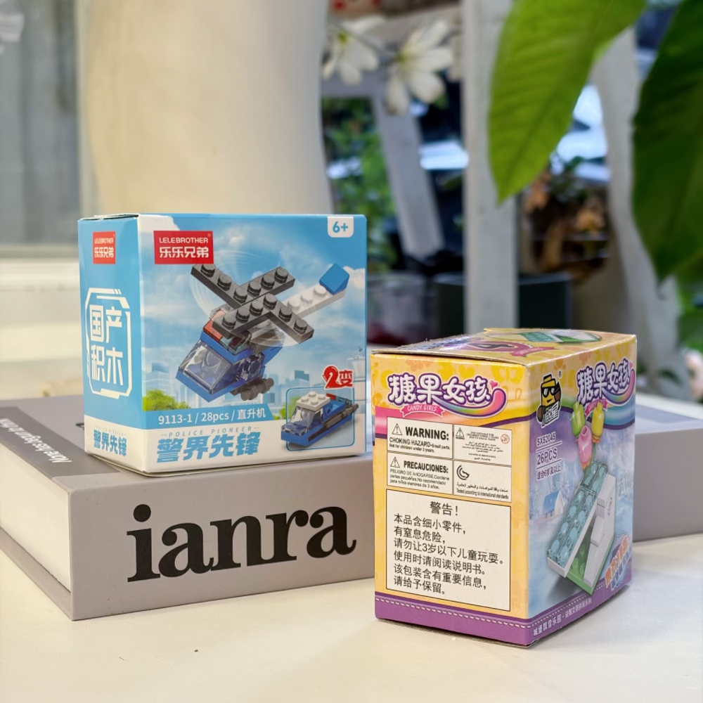 2-in-1 politiehelikopter bouws - Building Block Mini recensie en prijs
