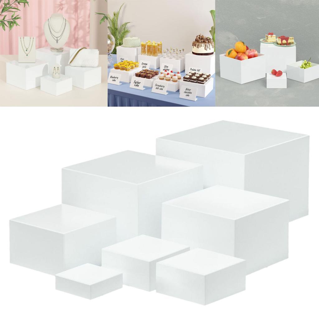 7-delige acryl kubus display b - Display Risers Set recensie en prijs