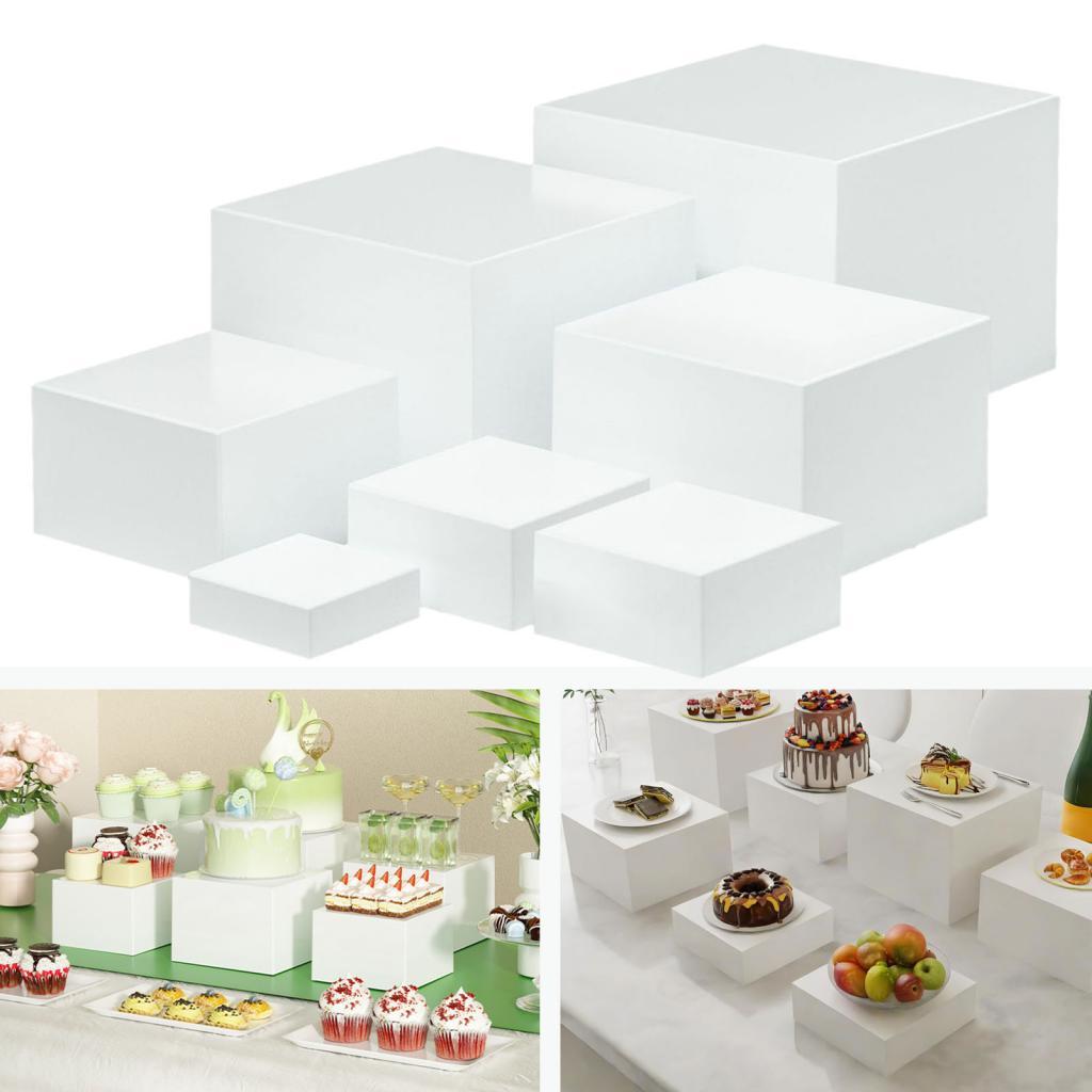 7-delige acryl kubus display b - Display Risers Set recensie en prijs