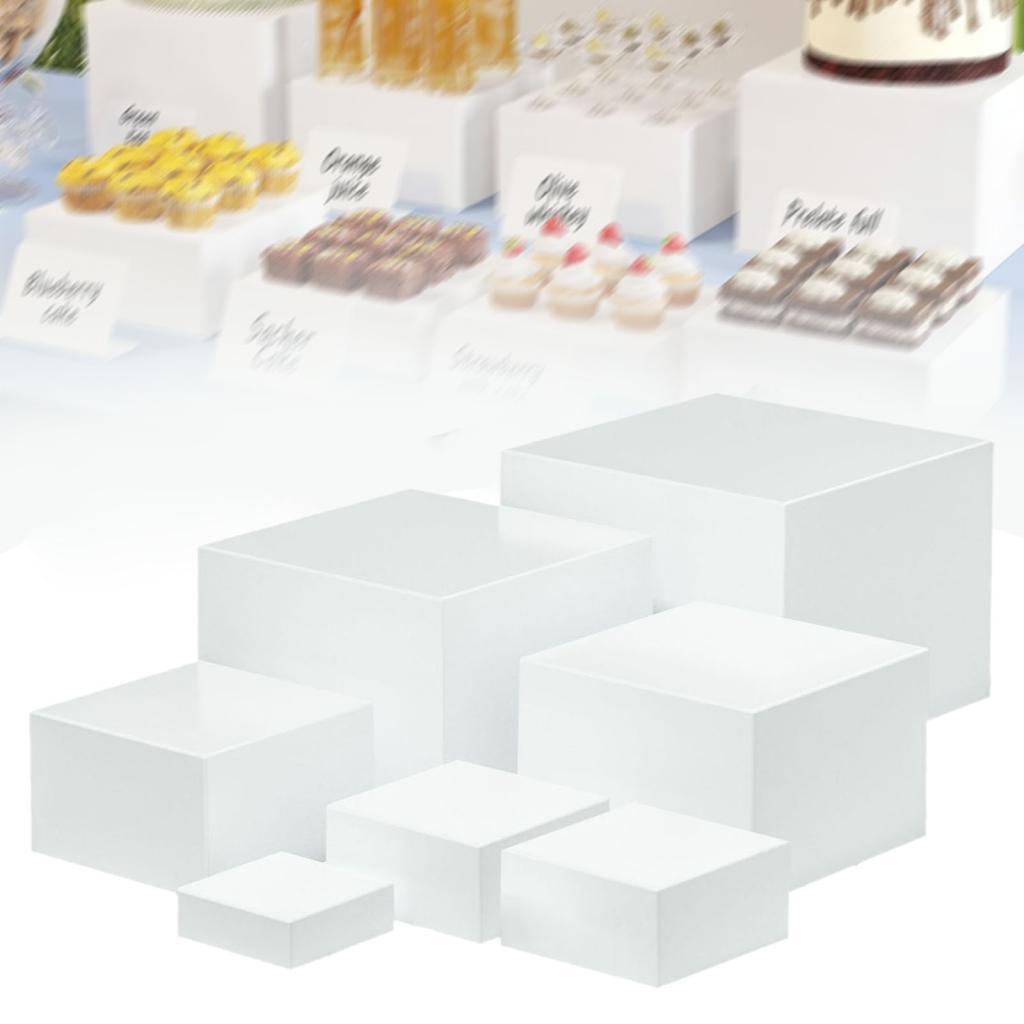 7-delige acryl kubus display b - Display Risers Set recensie en prijs