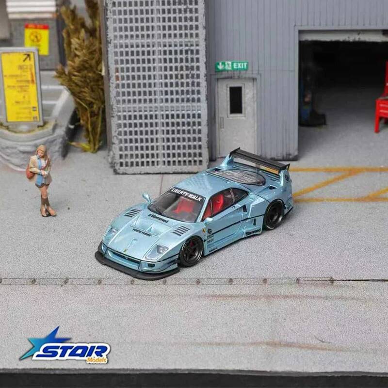 STER 1:64 LBWK F40 Ijsblauw Ma - Die Cast Car 1 64 recensie en prijs