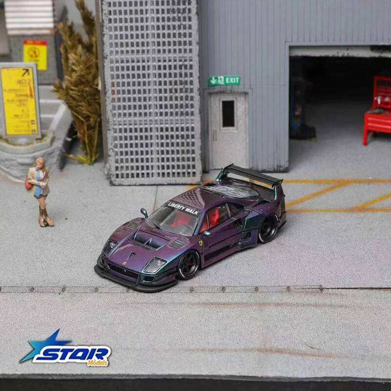 STER 1:64 LBWK F40 Ijsblauw Ma - Die Cast Car 1 64 recensie en prijs